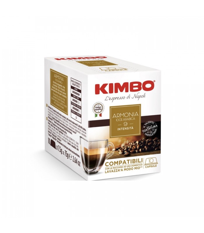Kimbo Armonia 100% Arabica pre A modo mio 10x7,5g