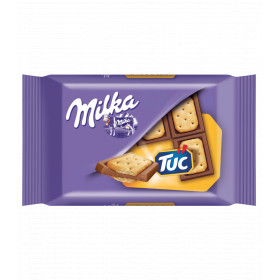Milka Tuc mliečna čokoláda so slanými krekrami 35g