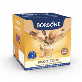 Caffé Borbone Cappuccino sušienky a škorica pre Dolce Gusto 16x14g